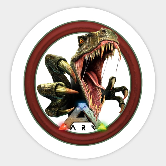 Ark survival Evolved Dino Attack Sticker by chrisioa